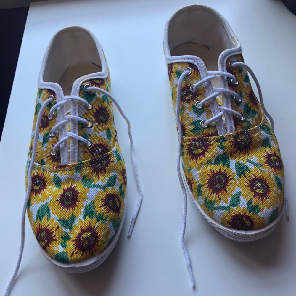 American Apparel Sunflower Tennis Shoes